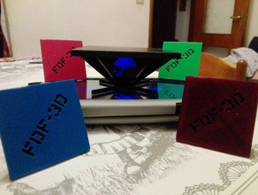 piramide olografica fdf3d art strumenti 3d print model - Mito3D