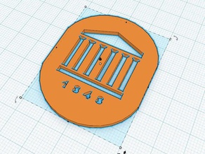 university mississippi seal 3d printing 3d print model - Mito3D