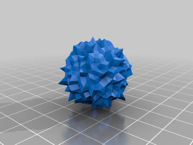 asteróide 3d impressão 3D print model - Mito3D