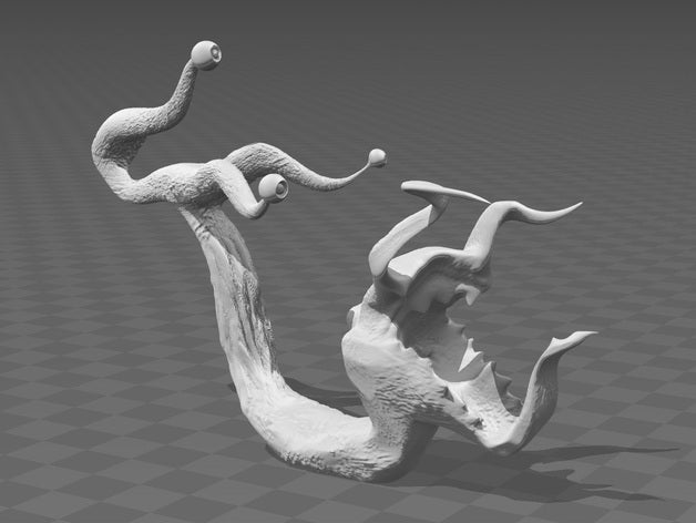 sadece bir çeşit canavar yaratıklar uzaylı 3D print model - Mito3D