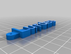 mi llavero lurdes - Organisation angepasst 3d print model - Mito3D