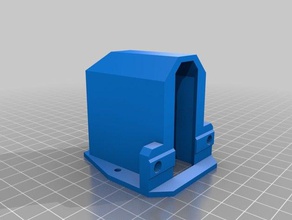 my customized v-slot power plug covermount 3d printer parts 3d print model - Mito3D