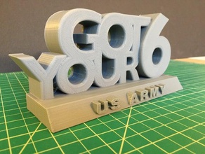 veterans day sculpture got your 6 sculptures 3d print model - Mito3D