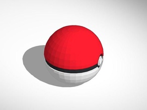 pokeball 3d drucken pokemon 3d print model - Mito3D