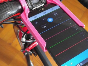 318mm bike phone mount lg g2 mobile holder 3d print model - Mito3D