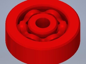 printable rolamento de esferas 3d impressão 3d print model - Mito3D