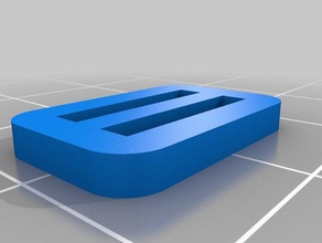 tri glide 1cm di gomma nastro sport all'aperto personalizzato 3d print model - Mito3D