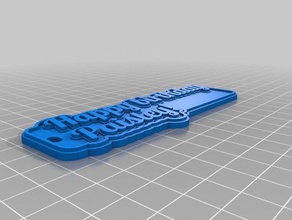 paisley Geburtstag Schlüsselanhänger angepasst 3d print model - Mito3D