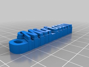 nom miriam keychains customized 3d print model - Mito3D