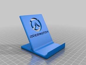 overwatch suportes do telefone agregado familiar smartphone titular 3d print model - Mito3D