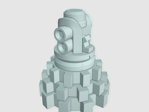 rocket pig games clockwork turret trap toy accessories 3d print model - Mito3D
