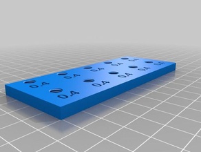my customized e3d nozzle holder 10x 040 tool holders boxes 3d print model - Mito3D
