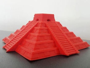el castillo chichen itza Gebäude Strukturen 3d print model - Mito3D