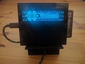 mooltipass classique stand ordinateur 3d print model - Mito3D