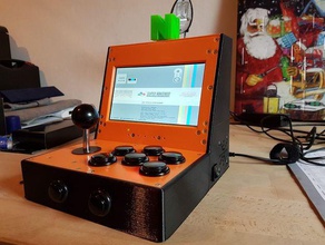 machine d'arcade de la pi 3 bricolage 3d print model - Mito3D