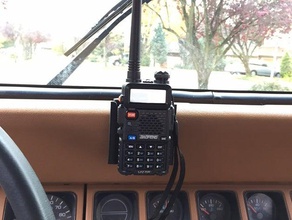 Körfez uv-5r Dağı jeep yj Otomotiv amatör radyo wrangler 3d print model - Mito3D