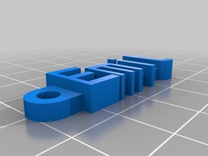 emil keychain organization customized 3d print model - Mito3D