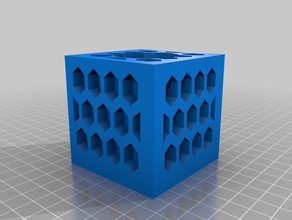 honeycomb pencil holder organization 3d print model - Mito3D