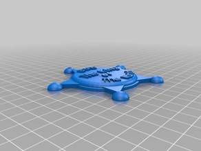 il mio personalizzato sceriffo blv puntelli 3d print model - Mito3D