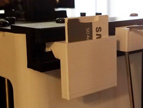 monoprice mp select mini tool bracket sd card holder fixed 3d printer accessories 3d print model - Mito3D