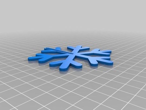 snowflake other christmas decoration ornament tree 3d print model - Mito3D