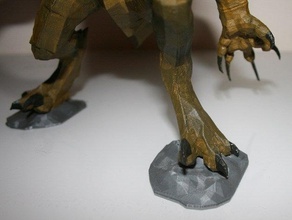 deathclaw pieds stands les jouets jeux 3d print model - Mito3D
