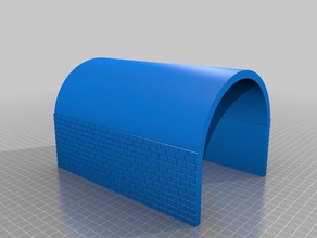 le tunnel des bâtiments structures 3d print model - Mito3D