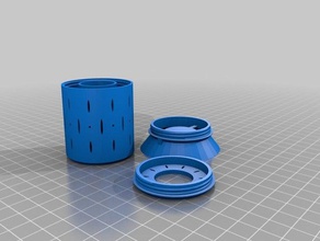 silica gell container fill funnel 3d printer accessories 3d print model - Mito3D