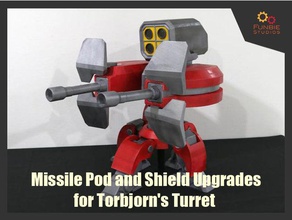 missile pod shield upgrades torbjorns turret props overwatch 3d print model - Mito3D
