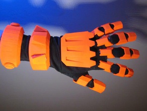 overwatch junkrat guanto di sfida il costume cosplay braccio robotico 3d print model - Mito3D