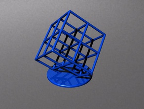 lattice cube torture test 3d printing tests 3d print model - Mito3D