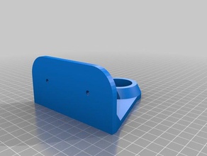 supporto barre rideau angolo diam&egravetre 33mm organizzazione 3d print model - Mito3D