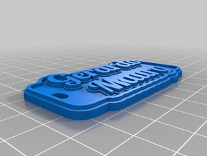 gerardo mauro keychains customized 3d print model - Mito3D