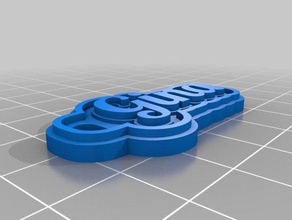 gina llaveros personalizado 3d print model - Mito3D