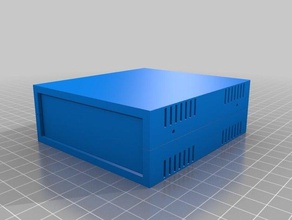 quatre relais de la boîte connexions l'électronique personnalisé 3d print model - Mito3D