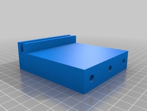 bajo mesada de apoyo cuchillo caso organización cocina 3d print model - Mito3D