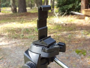 tripod mount samsung galaxy 6 mobile phone 3d print model - Mito3D