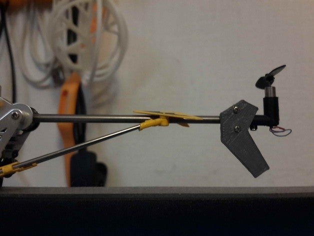 syme 107 de queue d'un hélicoptère remplacement véhicules 3D print model - Mito3D