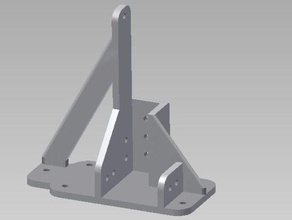 tarantula lower left bracket vertical support 3d printer accessories 3d print model - Mito3D