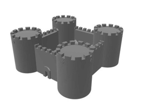 matthews castle buildings structures 3d print model - Mito3D