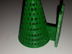 fish feeder cone 61mm axis hobby 3d print model - Mito3D