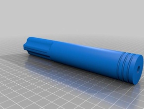 silenciador de pistola ar hobby airsoft softgun supressor 3d print model - Mito3D