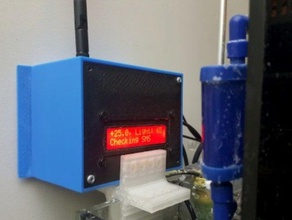 tampa da caixa do arduino display lcd 2x16 diy 3d print model - Mito3D