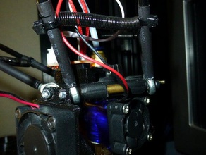 kossel de la cubierta del ventilador ojo pez efectoras 3d impresora partes xl 3d print model - Mito3D