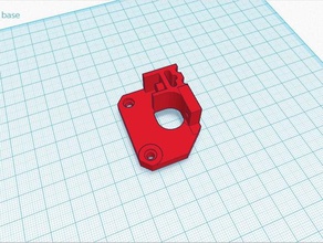 extruder feed base 3d printer parts 3d print model - Mito3D