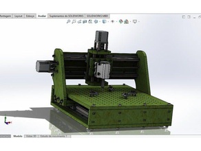 cnc pcb modelo 2 de la ingeniería máquina mill router fresa 3d print model - Mito3D