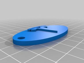 mi personalizados personalizador del anillo de claves llaveros 3d print model - Mito3D