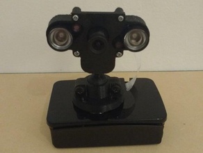raspberry pi waveshare fotocamera pivot caso di stand altri 3d print model - Mito3D