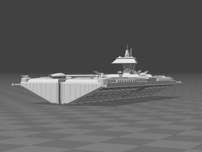uss saratoga space above beyond vehicles 3d print model - Mito3D