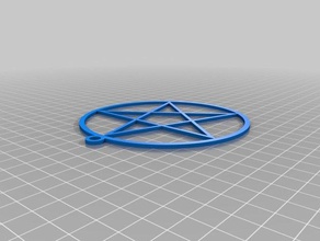 orecchino gli orecchini pentagramma pentagono 3d print model - Mito3D